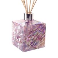 Amelia Art Glass Violet & White Square Reed Diffuser Gift Set  Extra Image 1 Preview